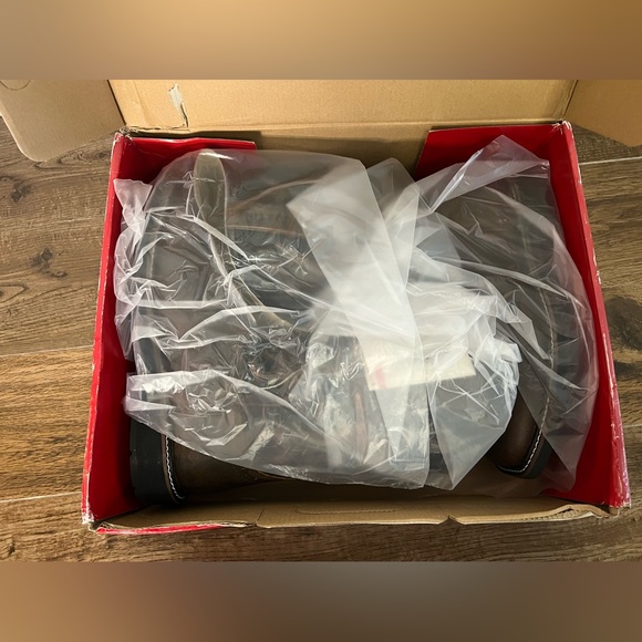 Justin Men's Waterproof EH Non-Steel Wellington Stampede Work Boots Sz 8EE - Picture 6 of 8